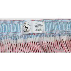 The Dock Dog Swim Trunk in Navy w/ Red Trim by Over Under Clothing  - 3