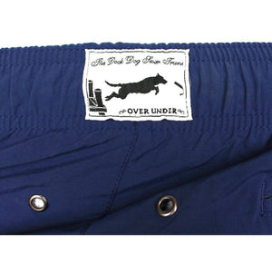 The Dock Dog Swim Trunk in Navy w/ Red Trim by Over Under Clothing
