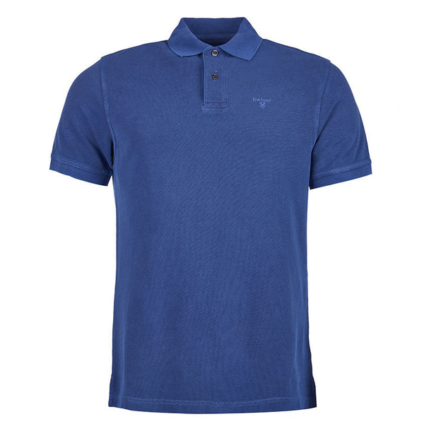 Washed Sports Polo in Navy by Barbour  - 4
