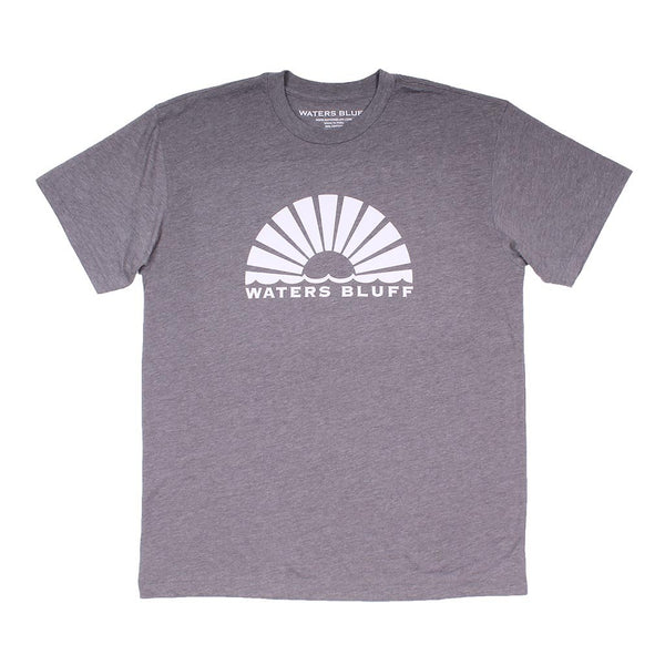 Waters Bluff Horizon Sunrise Tee in Grey