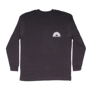 Waters Bluff Midnight Tower Long Sleeve Tee in Charcoal