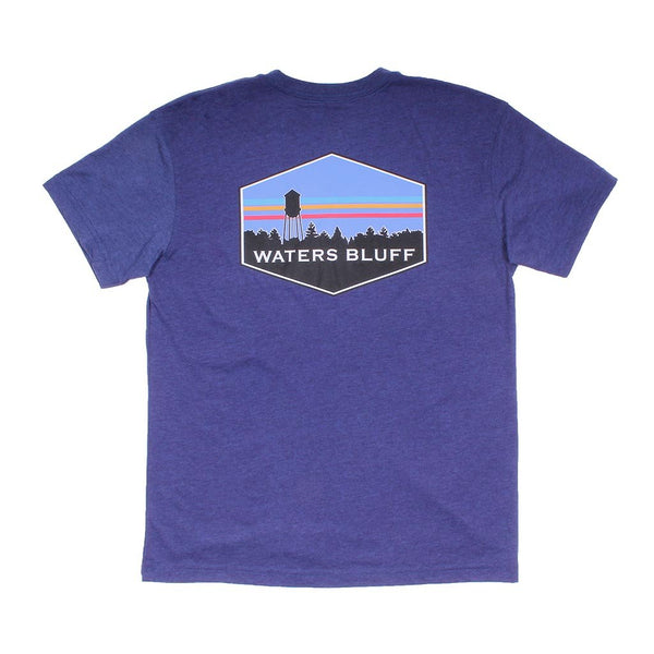 Waters Bluff Midnight Tower Tee in Navy