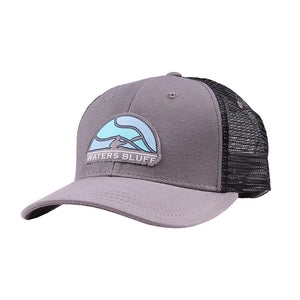 Waters Bluff Paddler Trucker Hat in Charcoal