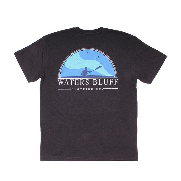 Waters Bluff Paddler Tee in Charcoal