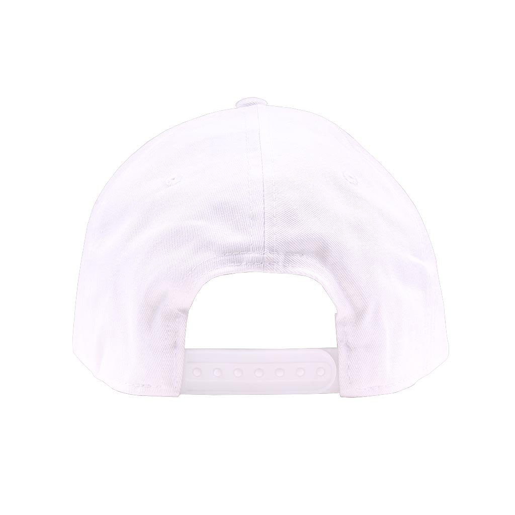 Waters Bluff Wave Logo Twill Hat in White