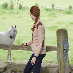  Aughrim Cardigan Sweater in Oatmeal by Dubarry of Ireland